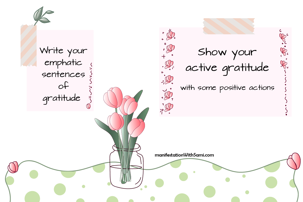 Do 2 tasks every day of this powerful gratitude challenge: Affirm & be active.