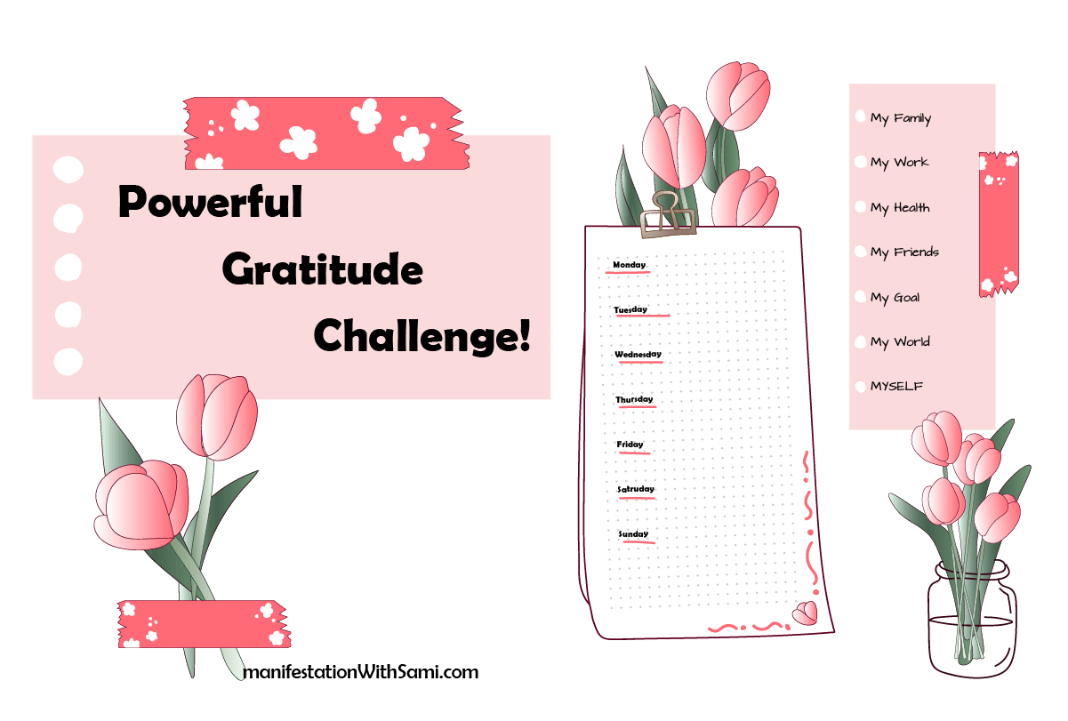This is a powerful gratitude challenge to improve different aspects of your life in 2022.