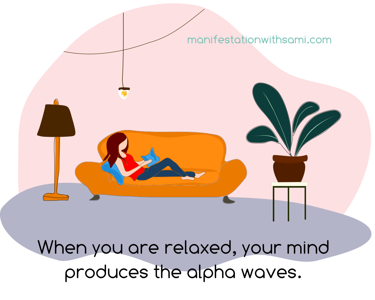 If you want to know how to enter alpha state easily, try to relax deeply. It helps your mind produce the alpha waves and puts you in the alpha state of mind.