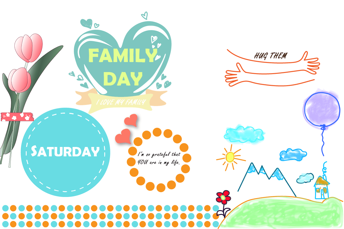 Saturday is the family gratitude day challenge.