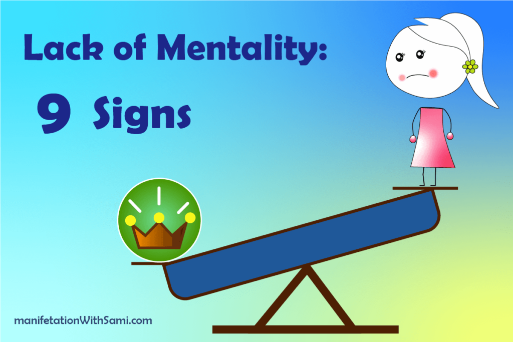 Lack of mentality- 9 signs